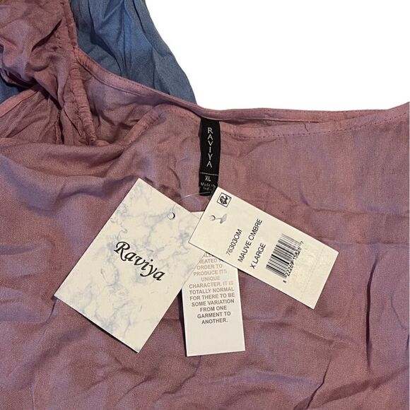 Raviya Mauve Ombré Sleeveless Maxi Dress Size XL NWT - Picture 8 of 12